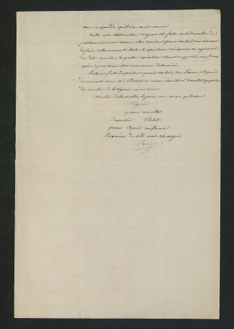 Procès-verbal de visite (14 mars 1837)