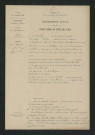 Procès-verbal de visite (9 novembre 1891)