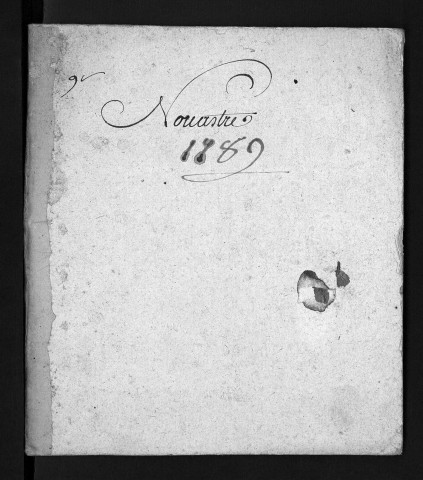 Collection du greffe. Baptêmes, mariages, sépultures, 1789