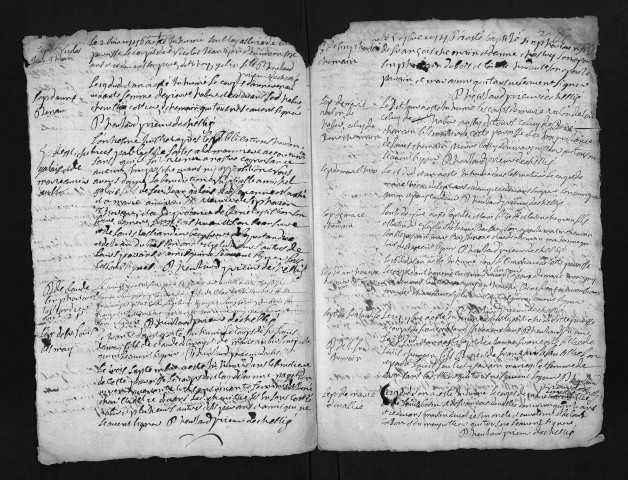 Baptêmes, mariages, sépultures, 1746-1747