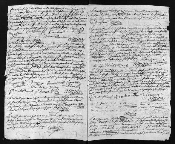 Collection du greffe. Baptêmes, mariages, sépultures, 1751