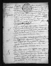 Baptêmes, mariages, sépultures, 1733