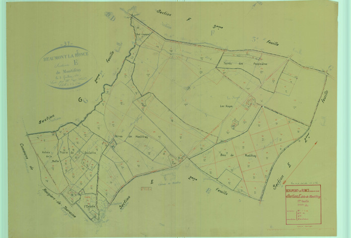 Section E, feuille 1