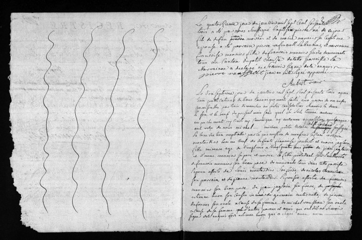 Baptêmes, mariages, sépultures, 1763