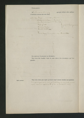 Révision du règlement du moulin de Vernelle, visite de l'ingénieur (6 mai 1861)