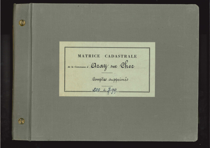 Comptes supprimés 200-799.