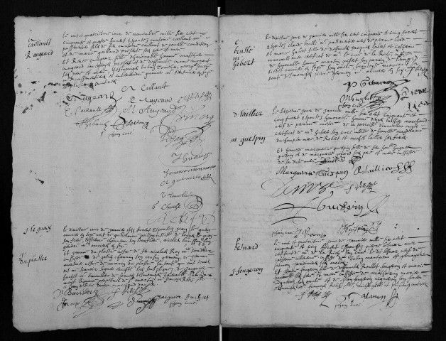 Collection communale. Mariages, 31 août 1654-21 novembre 1667 (ff. 1-90) ; baptêmes, 22 mai 1665-décembre 1667 (ff. 91-116)