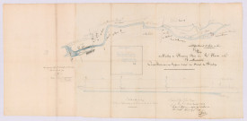 Plan et nivellements (14 septembre 1834)