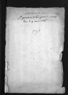 Collection du greffe. Baptêmes, mariages, sépultures, 1737 - Les années 1726-1736 sont lacunaires dans cette collection