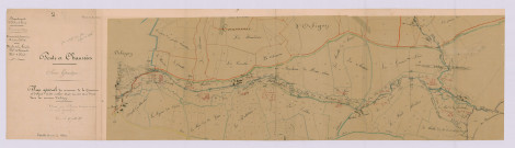 Plan général du ruisseau d'Olivet (15 juillet 1852)