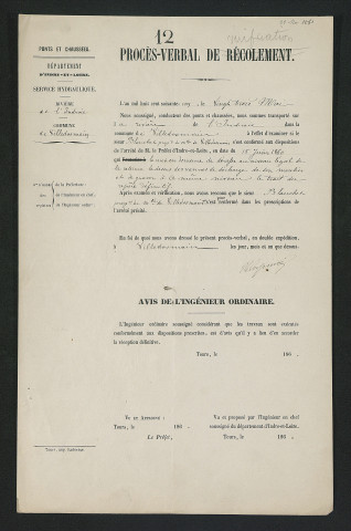 Procès-verbal de vérification (23 mai 1861)