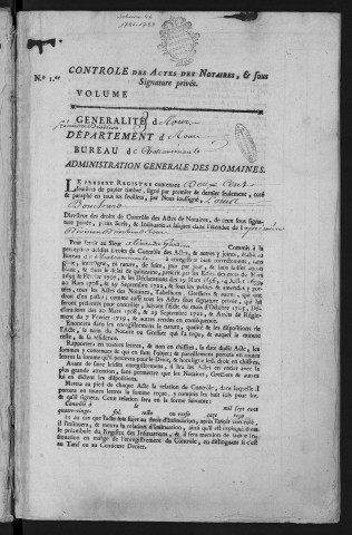 1781 (6 novembre)-1783 (14 septembre)