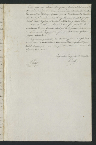 Procès-verbal de visite (22 avril 1840)