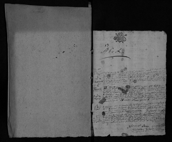 Collection communale. Baptêmes, mariages, sépultures, 1681-21 janvier 1691