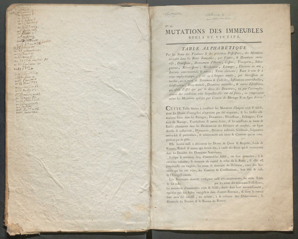 an VIII-an XIV – N° d'origine : 2