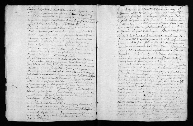 Collection du greffe. Baptêmes, mariages, sépultures, 1762