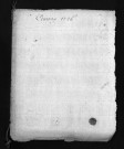Collection du greffe. Baptêmes, mariages, sépultures, 1726