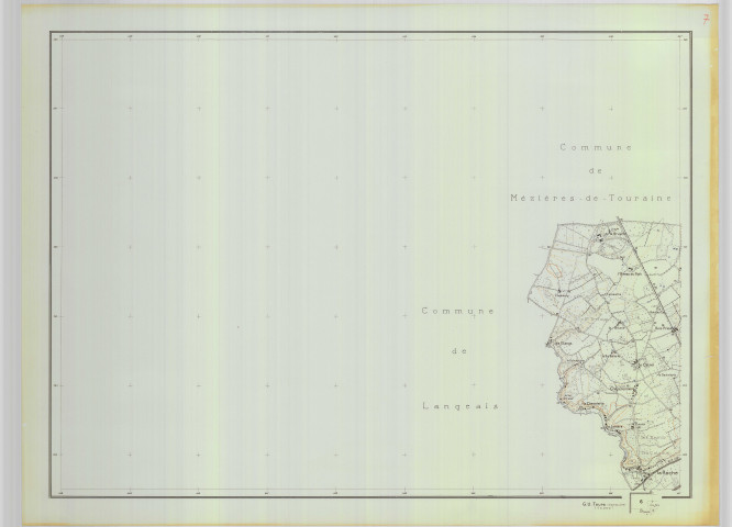 Groupement d'urbanisme de Tours, planche 6 : Cinq-Mars-la-Pile (1963)