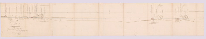 Profil du moulin d'Azay (7 mars 1834)