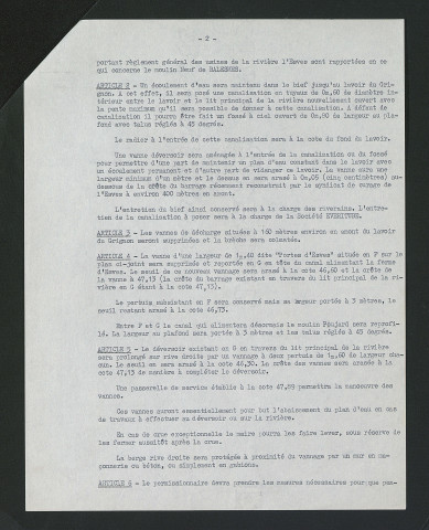 Autorisation des travaux de désaffectation du moulin Neuf (2 décembre 1965)