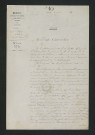 Arrêté préfectoral de mise en demeure d'exécution de travaux réglementaires (6 août 1853)