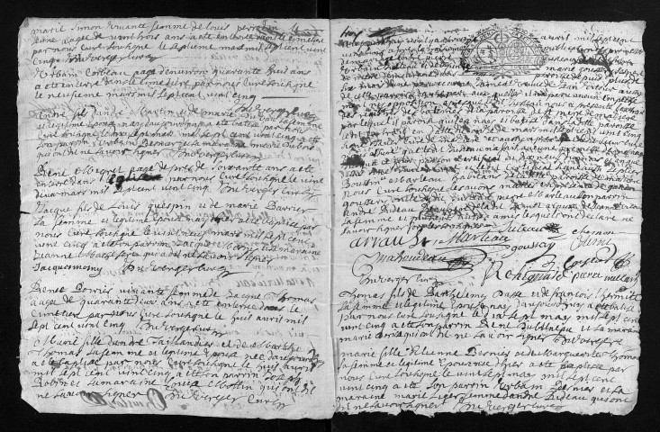 Baptêmes, mariages, sépultures, 1725 - Les années 1718-1724 sont lacunaires dans la collection du greffe