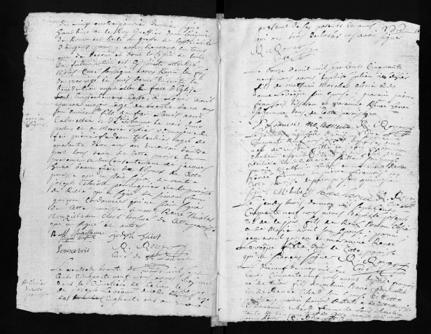 Collection du greffe. Baptêmes, mariages, sépultures, 1759