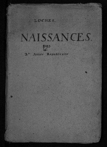 Naissances, 1793-an VI
