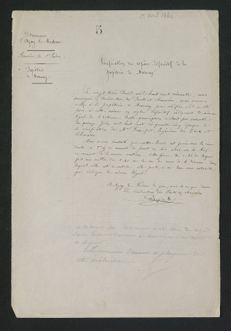 Procès-verbal de vérification (23 avril 1860)