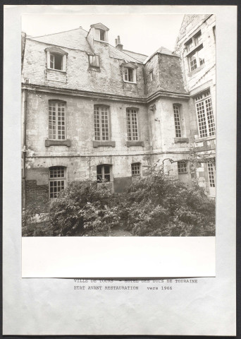 Hôtel des Ducs de Touraine, état avant restauration