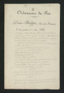Ordonnance royale valant règlement d'eau (7 juin 1835)