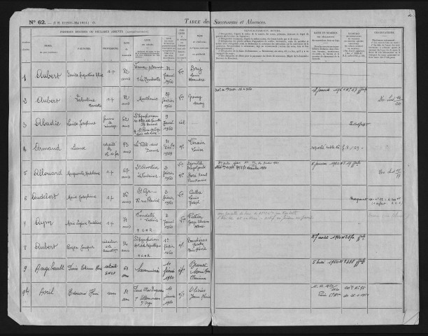 Tours extra - 1960-1961 – N° d'origine 17