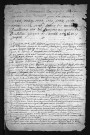 Collection du greffe. Baptêmes, mariages, sépultures, 1728-1738