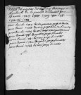 Baptêmes, mariages, sépultures, 1727-1733