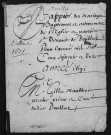Collection du greffe. Baptêmes, mariages, sépultures, 1671 - Les années 1669-1670 sont lacunaires dans cette collection