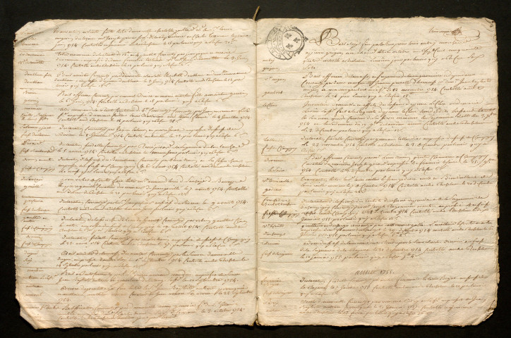 2e répertoire. 4 avril 1753-14 mars 1758