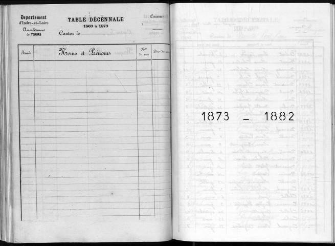 Naissances, mariages, décès