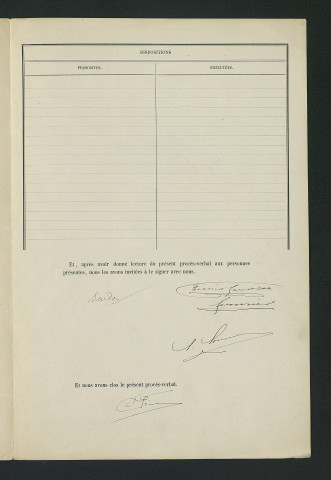 Procès-verbal de vérification (30 mai 1896)