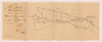 N° 1 bis - Règlement des moulins de l'Esves, commune de Marcé : plans (8 mai 1841)