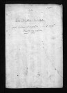 Collection du greffe. Baptêmes, mariages, sépultures, 1784