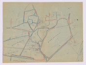 Plan d'ensemble et plan de détail du vannage (19 février 1936)