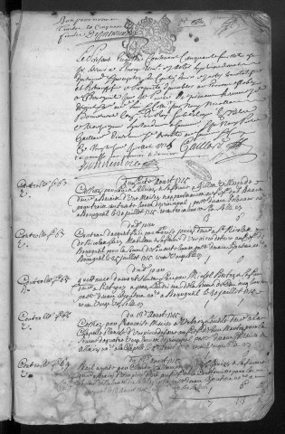1715 (8 août)-1720 (30 juin)