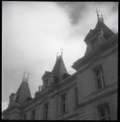 Abilly. Hospice Gaston Chargé, Château des Termelles. Aménagement et modification. Dommages de guerre, dossier HD14678Z. Architecte : Emile Coutier. Propriétaire : Syndicat intercommunal d'Abilly La Haye-Descartes. Pièces écrites.