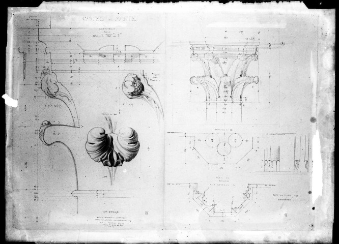 Castel del Monte. Motifs architecturaux.