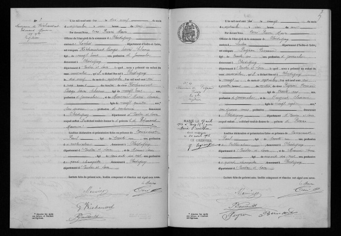 Naissances, 1906-1922