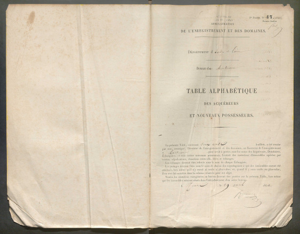 1856-1861 – N° d'origine : 14