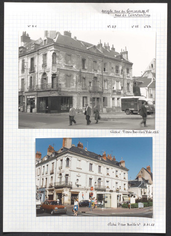 Angle rue du Commerce et rue de Constantine.