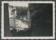 Saint-Épain (Indre-et-Loire). Ruines du château de Montgoger.