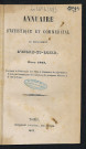 Annuaire statistique et commercial du département de l'Indre-et-Loire - 1863.
