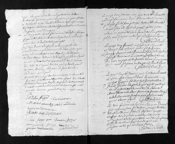 Collection du greffe. Baptêmes, mariages, sépultures, 1772